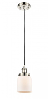 Bell - 1 Light - 5 inch - Polished Nickel - Cord hung - Mini Pendant (3442|916-1P-PN-G51-LED)
