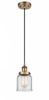 Bell - 1 Light - 5 inch - Brushed Brass - Cord hung - Mini Pendant (3442|916-1P-BB-G52)