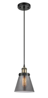 Cone - 1 Light - 6 inch - Black Antique Brass - Cord hung - Mini Pendant (3442|916-1P-BAB-G63)