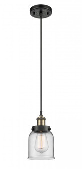 Bell - 1 Light - 5 inch - Black Antique Brass - Cord hung - Mini Pendant (3442|916-1P-BAB-G52)