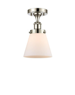 Cone - 1 Light - 6 inch - Polished Nickel - Semi-Flush Mount (3442|916-1C-PN-G61-LED)