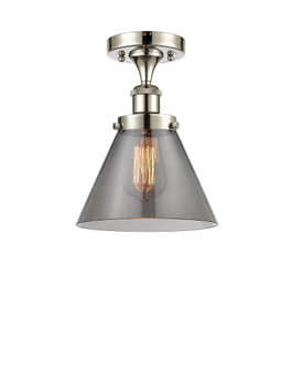 Cone - 1 Light - 8 inch - Polished Nickel - Semi-Flush Mount (3442|916-1C-PN-G43)