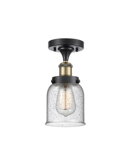 Bell - 1 Light - 5 inch - Black Antique Brass - Semi-Flush Mount (3442|916-1C-BAB-G54)