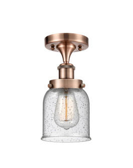 Bell - 1 Light - 5 inch - Antique Copper - Semi-Flush Mount (3442|916-1C-AC-G54-LED)