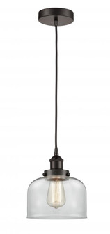 Bell - 1 Light - 8 inch - Oil Rubbed Bronze - Cord hung - Mini Pendant (3442|616-1PH-OB-G72)