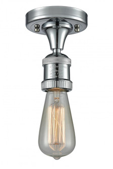 Bare Bulb - 1 Light - 5 inch - Polished Chrome - Semi-Flush Mount (3442|517-1C-PC-LED)