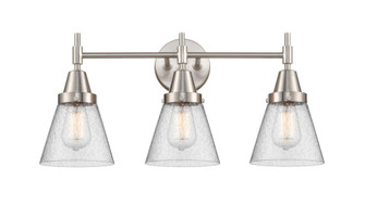Cone - 3 Light - 24 inch - Satin Nickel - Bath Vanity Light (3442|447-3W-SN-G64)