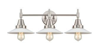 Halophane - 3 Light - 27 inch - Satin Nickel - Bath Vanity Light (3442|447-3W-SN-G1-LED)