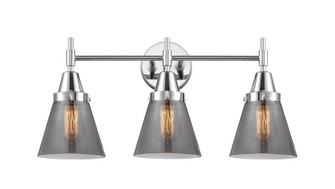 Cone - 3 Light - 24 inch - Polished Chrome - Bath Vanity Light (3442|447-3W-PC-G63-LED)