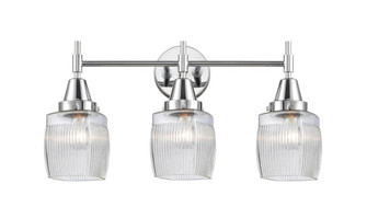 Colton - 3 Light - 24 inch - Polished Chrome - Bath Vanity Light (3442|447-3W-PC-G302-LED)