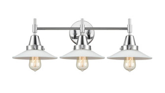 Halophane - 3 Light - 27 inch - Polished Chrome - Bath Vanity Light (3442|447-3W-PC-G1-LED)
