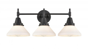 Caden - 3 Light - 26 inch - Matte Black - Bath Vanity Light (3442|447-3W-BK-G4471)