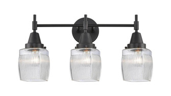 Colton - 3 Light - 24 inch - Matte Black - Bath Vanity Light (3442|447-3W-BK-G302)