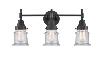 Canton - 3 Light - 23 inch - Matte Black - Bath Vanity Light (3442|447-3W-BK-G184S)