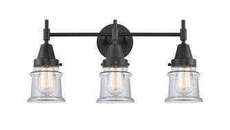 Canton - 3 Light - 23 inch - Matte Black - Bath Vanity Light (3442|447-3W-BK-G182S-LED)