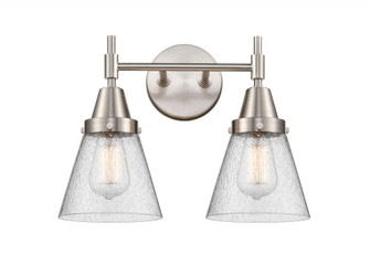 Cone - 2 Light - 15 inch - Satin Nickel - Bath Vanity Light (3442|447-2W-SN-G64)