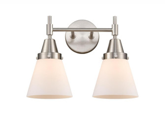 Cone - 2 Light - 15 inch - Satin Nickel - Bath Vanity Light (3442|447-2W-SN-G61)