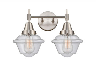 Oxford - 2 Light - 17 inch - Satin Nickel - Bath Vanity Light (3442|447-2W-SN-G534-LED)