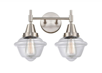 Oxford - 2 Light - 17 inch - Satin Nickel - Bath Vanity Light (3442|447-2W-SN-G532-LED)