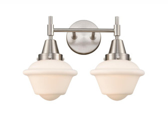 Oxford - 2 Light - 17 inch - Satin Nickel - Bath Vanity Light (3442|447-2W-SN-G531-LED)