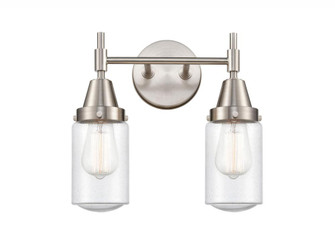 Dover - 2 Light - 14 inch - Satin Nickel - Bath Vanity Light (3442|447-2W-SN-G314-LED)