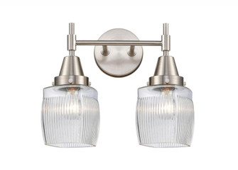 Colton - 2 Light - 15 inch - Satin Nickel - Bath Vanity Light (3442|447-2W-SN-G302-LED)