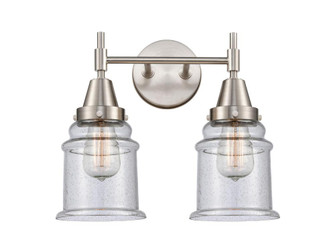 Canton - 2 Light - 15 inch - Satin Nickel - Bath Vanity Light (3442|447-2W-SN-G184)