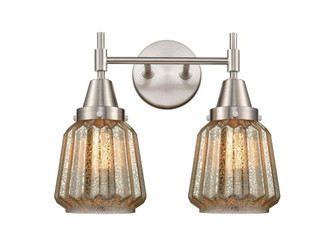 Chatham - 2 Light - 15 inch - Satin Nickel - Bath Vanity Light (3442|447-2W-SN-G146)