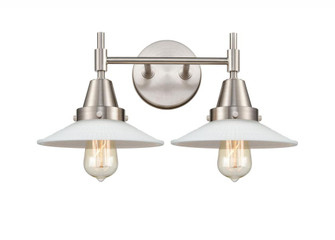 Halophane - 2 Light - 18 inch - Satin Nickel - Bath Vanity Light (3442|447-2W-SN-G1)