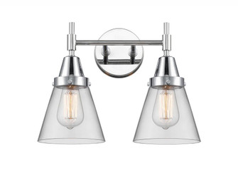 Cone - 2 Light - 15 inch - Polished Chrome - Bath Vanity Light (3442|447-2W-PC-G62-LED)