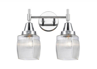 Colton - 2 Light - 15 inch - Polished Chrome - Bath Vanity Light (3442|447-2W-PC-G302-LED)