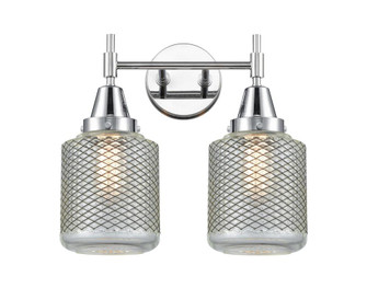 Stanton - 2 Light - 15 inch - Polished Chrome - Bath Vanity Light (3442|447-2W-PC-G262)
