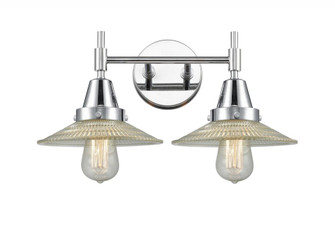 Halophane - 2 Light - 18 inch - Polished Chrome - Bath Vanity Light (3442|447-2W-PC-G2-LED)