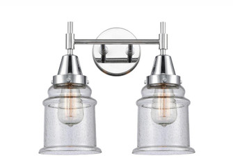 Canton - 2 Light - 15 inch - Polished Chrome - Bath Vanity Light (3442|447-2W-PC-G184-LED)