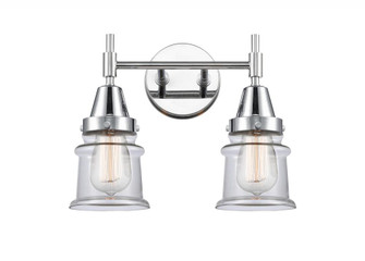Canton - 2 Light - 14 inch - Polished Chrome - Bath Vanity Light (3442|447-2W-PC-G182S)