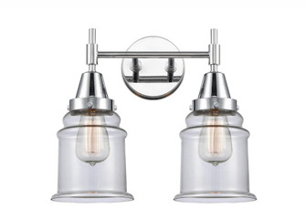 Canton - 2 Light - 15 inch - Polished Chrome - Bath Vanity Light (3442|447-2W-PC-G182-LED)