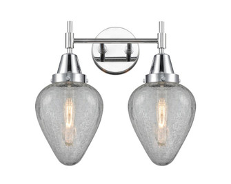 Geneseo - 2 Light - 16 inch - Polished Chrome - Bath Vanity Light (3442|447-2W-PC-G165)