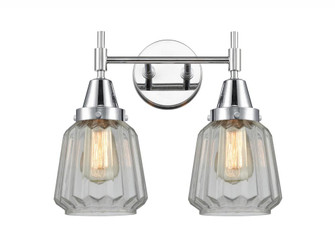 Chatham - 2 Light - 15 inch - Polished Chrome - Bath Vanity Light (3442|447-2W-PC-G142-LED)