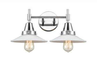 Halophane - 2 Light - 18 inch - Polished Chrome - Bath Vanity Light (3442|447-2W-PC-G1-LED)