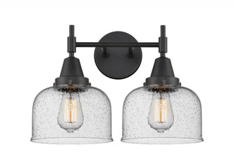 Caden - 2 Light - 17 inch - Matte Black - Bath Vanity Light (3442|447-2W-BK-G74-LED)