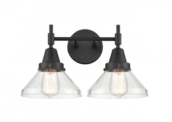 Caden - 2 Light - 17 inch - Matte Black - Bath Vanity Light (3442|447-2W-BK-G4474)