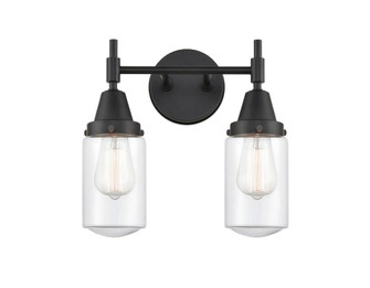 Dover - 2 Light - 14 inch - Matte Black - Bath Vanity Light (3442|447-2W-BK-G312)