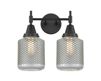 Stanton - 2 Light - 15 inch - Matte Black - Bath Vanity Light (3442|447-2W-BK-G262-LED)