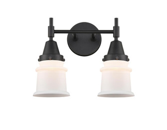 Canton - 2 Light - 14 inch - Matte Black - Bath Vanity Light (3442|447-2W-BK-G181S)