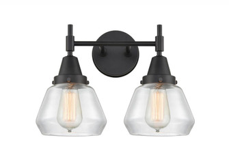 Fulton - 2 Light - 16 inch - Matte Black - Bath Vanity Light (3442|447-2W-BK-G172)
