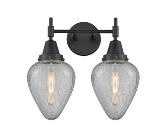 Geneseo - 2 Light - 16 inch - Matte Black - Bath Vanity Light (3442|447-2W-BK-G165)