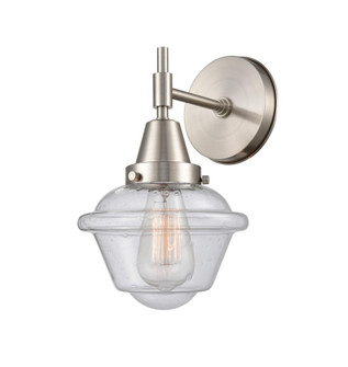 Oxford - 1 Light - 8 inch - Satin Nickel - Sconce (3442|447-1W-SN-G534-LED)