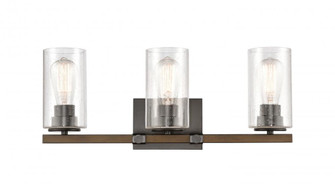 Westlake - 3 Light - 23 inch - Matte Black - Bath Vanity Light (3442|445-3W-BK-G4454)