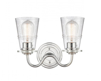 Scarlett - 2 Light - 14 inch - Polished Chrome - Bath Vanity Light (3442|421-2W-PC-G4214)
