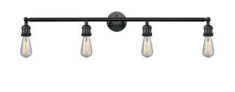 Bare Bulb - 4 Light - 42 inch - Matte Black - Adjustable Bath Vanity Light (3442|215-BK)